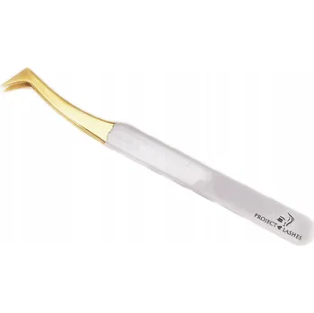 Péče o řasy a obočí Pinzeta na řasy ProjectLashes Swan Vanilla