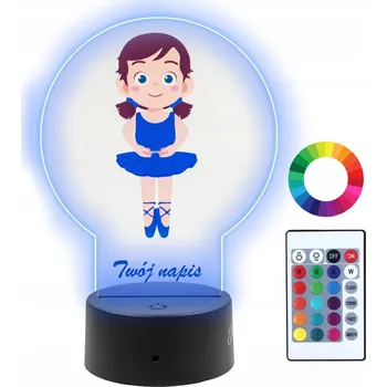 Lampička Noční lampa Plexido vícebarevná