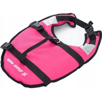 Obleček pro psa Záchranná vesta pro psa velikosti L, růžová