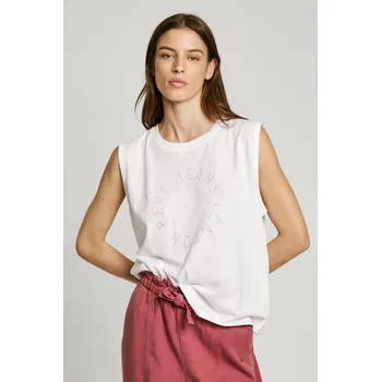 Dámské tričko Pepe Jeans Dámské tričko ROYCE Barva: bílá, Velikost: XS
