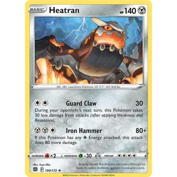 Karetní hra Pokémon TCG Heatran 100/172