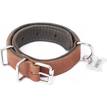 Obojek pro psa Kožený obojek pro psa, Silný, Odolný - L 45-55 cm