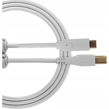 Datový kabel UDG Ultimate Audio Kabel USB 2.0 C-B Rovný Bílý 1,5m USB Kabel C-B