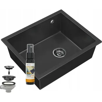 Granitový dřez Jednodřez granitový Granitan černý