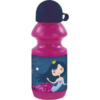 Láhev DERFORM RŮŽOVÁ LÁHEV NA PITÍ DO ŠKOLY MOŘSKÁ PANNA