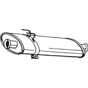 Tlumič výfuku Střední tlumič výfuku BOSAL 200-269