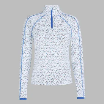 Dámská mikina G/FORE W mikina Aye Poppy - bílo modrá: Dámské L