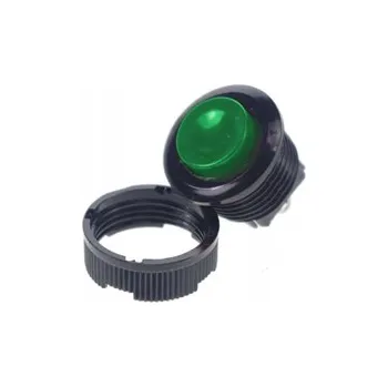 vypínač Monostabilní tlačítko 1A 250V kulatý rozpínací