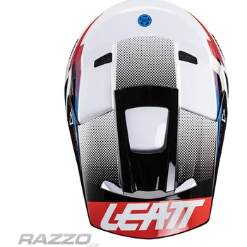 Helma na motorku Náhradní kšilt helmy Leatt Visor Moto 2.5 V24 Black White