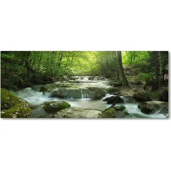 Obraz Lacobel pod linku do kuchyně Vodopád v lese XXL
