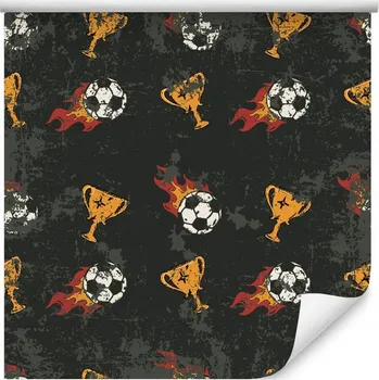Tapeta Tapeta na zeď do chlapeckého pokoje, fotbalový míč