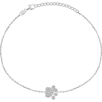 Náramek Brilio Silver Hravý stříbrný náramek s tlapkou BRC29W + 2 měsíce na vrácení zboží