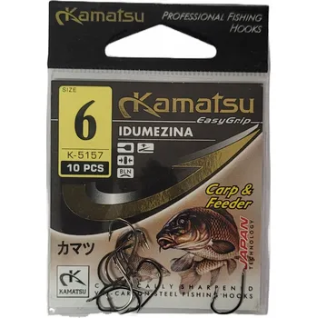 Rybářský háček Zemní Háčky s protihrotem Kamatsu Idumezina 10 ks