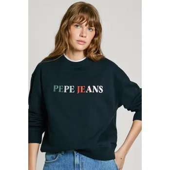 Dámská mikina Pepe Jeans Dámská mikina REAGAN Barva: modrá, Velikost: XL