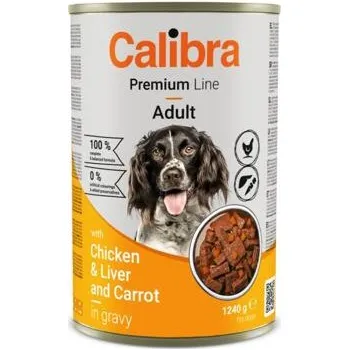 Calibra Dog Premium konzerva Chicken & Liver 1240g