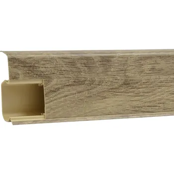 Podlahová lišta Podlahová lišta 55mm PVC DUB SPINEL VZORKY