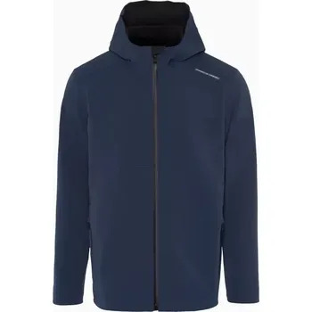 Pánská softshellová bunda PORSCHE DESIGN All Day Reversible Jacket Bunda oboustranná s kapucí tmavě modrá nebo černá (Dva v jednom, stylová bunda pro všechny příležitosti.)