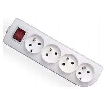 Napájecí kabel PRODLUŽOVACÍ KABEL ZÁSUVKOVÁ LIŠTA 4 ZÁSUVKY VYPÍNAČ