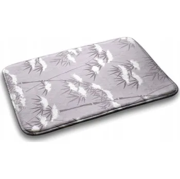 Koupelnová předložka Protiskluzová koupelnová předložka z bambusu – Japonský styl