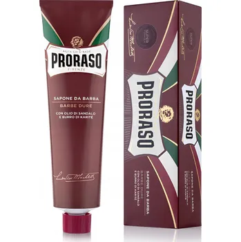 Krém na holení v tubě PRORASO Řada Červená 150 Ml Santalové dřevo