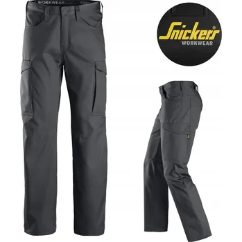 Pracovní obuv Pracovní kalhoty Civilní Snickers 6800 Service Ocelově Šedé Vel 148