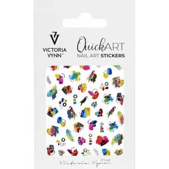 Lak na nehty Samolepky na nehty QUICK ART 06 medium VV