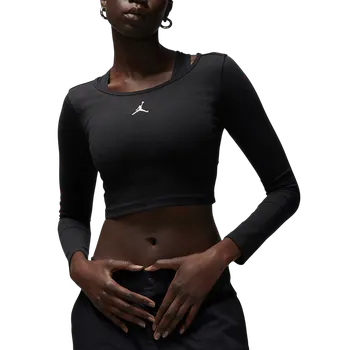 Triko s dlouhým rukávem Jordan Core sweatshirt women dq4465-010 Velikost L