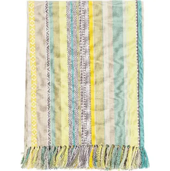 Osuška Blyco Osuška na pláž Multi jacquard, 150x200, zelená|Ego Dekor