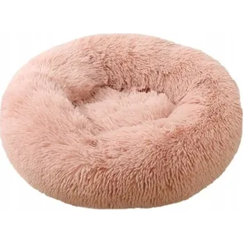 Pelíšek pro psa Kulatý Polštář Pelíšek LOVE růžový 60cmx60cm