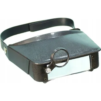 Lupa Čelová lupa s Sklo LN23-I, 4 stupně zvětšení a nastavitelným sklonem