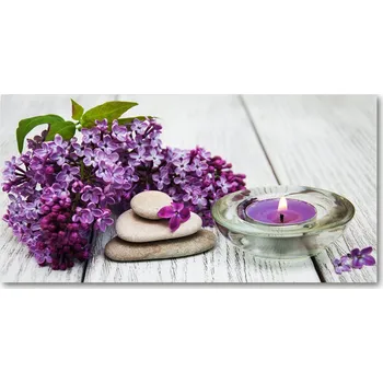 Obraz Kuchyňský panel Béžová a zenové kameny 140x70 + LEPIDLO