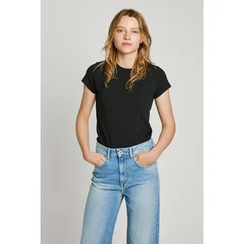 Dámské tričko Pepe Jeans Dámské tričko MERIDA Barva: černá, Velikost: M