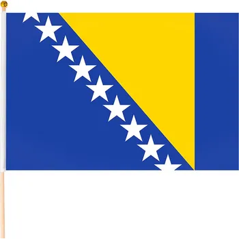 Vlajka Bosna a Hercegovina vlajka 45x30cm (vlajka Bosny a Hercegoviny)