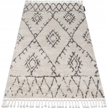 Koberec Koberec MAROKO s třásněmi shaggy 120x170 krémový #GR2816