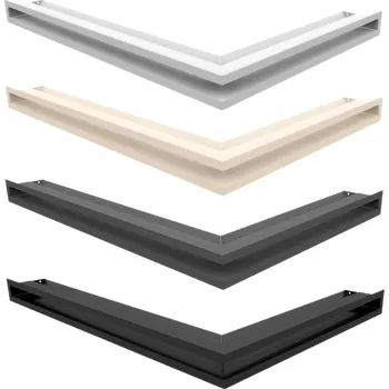 Větrací mřížka Kratki bílá