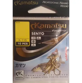 Rybářský háček Háčky s protihrotem Kamatsu Senyo 10 ks