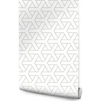 Fototapeta Ozdobná tapeta do obýváku – moderní geometrický vzor