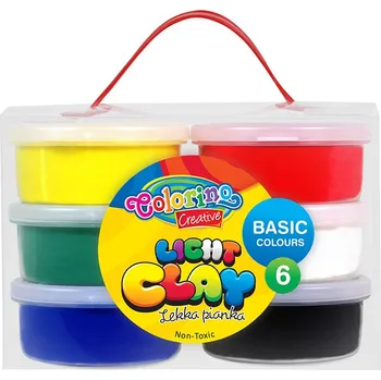 kreativní sada COLORINO LEHKÁ PĚNA 6 BAREV 92166
