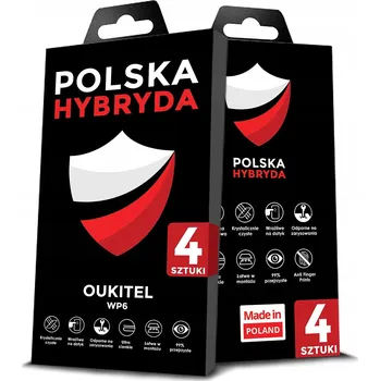 Vrták 4 KUSY HYBRIDNÍHO ZESÍLENÉHO SKLO RYCHLÁ OCHRANA OBRAZOVKY PRO OUKITEL WP6