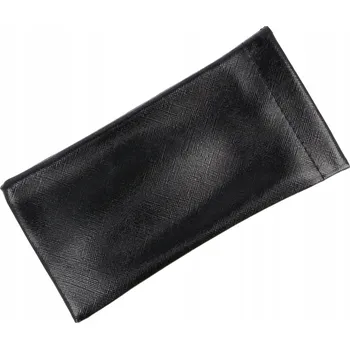 Pouzdro na brýle Pouzdro na brýle MĚKKÉ METALICKÉ HLADKÉ ČERNÉ