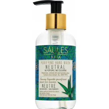Mýdlo Přírodní tekuté mýdlo NEUTRAL s extraktem z aloe vera Saules 200 Ml NEUTRALNÍ