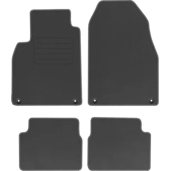 autokoberec Velurové autokoberce s upevněním v sadě Edecor