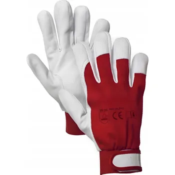 Pracovní rukavice Rukavice INDEX BHP pracovní rukavice red velcro SI5500 se suchým zipem, velikost 10 - XL, 1 pár