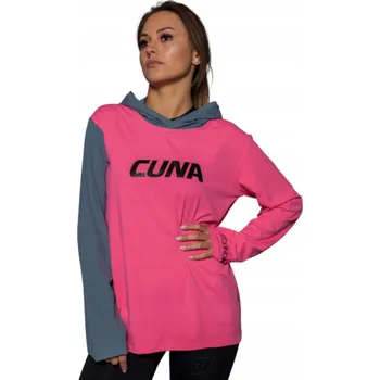 Dámské tričko Dámské funkční tričko s dlouhým rukávem Cuna L, růžovo-šedé, UV50+, polyamidové