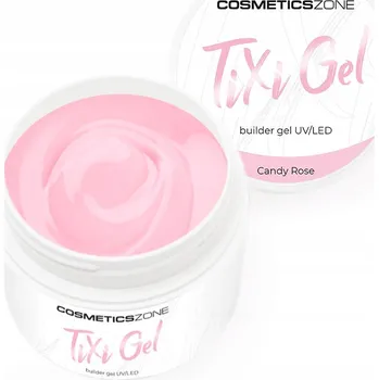 Lak na nehty Cosmetics Zone Stavební gel s pamětí tekutiny, růžový, UV LED, Candy Rose, 5 ml