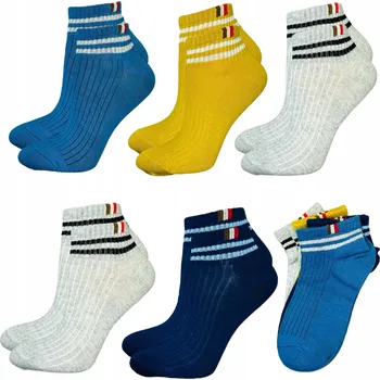 Dámské ponožky 5 PÁRŮ CHLAPECKÝCH PONOŽKY dětské bavlněné ponožky nízké kotníkové ponožky 27-29