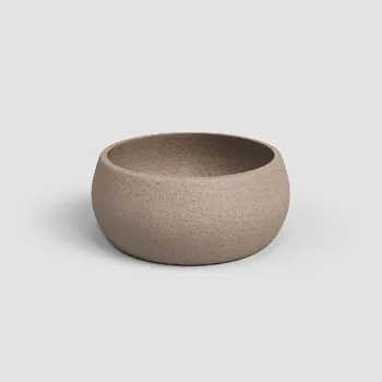 Květináč Mísa|květináč HEMERA, 29cm, keramika, šedá|TAUPE|Artevasi