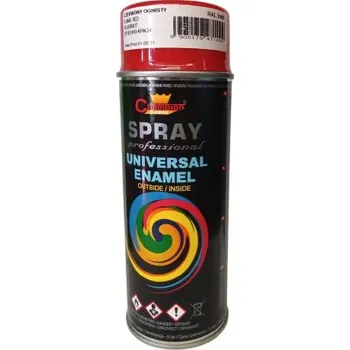 Barva ve spreji SPRAY ČERVENÝ OHNIVÝ RAL3000 UNIVERZÁLNÍ 400ml CHAMPION