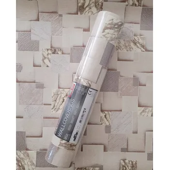 Tapeta Tapeta geometrická, čtverce, mramor, 5-0862