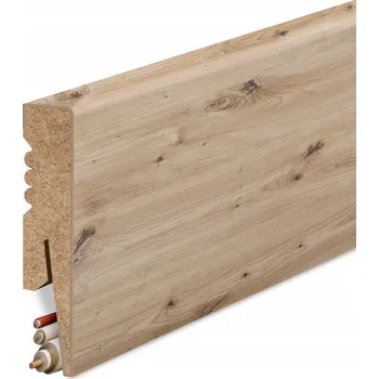 Podlahová lišta Golddoor dub MDF 80 mm x 100 cm x 16 mm
